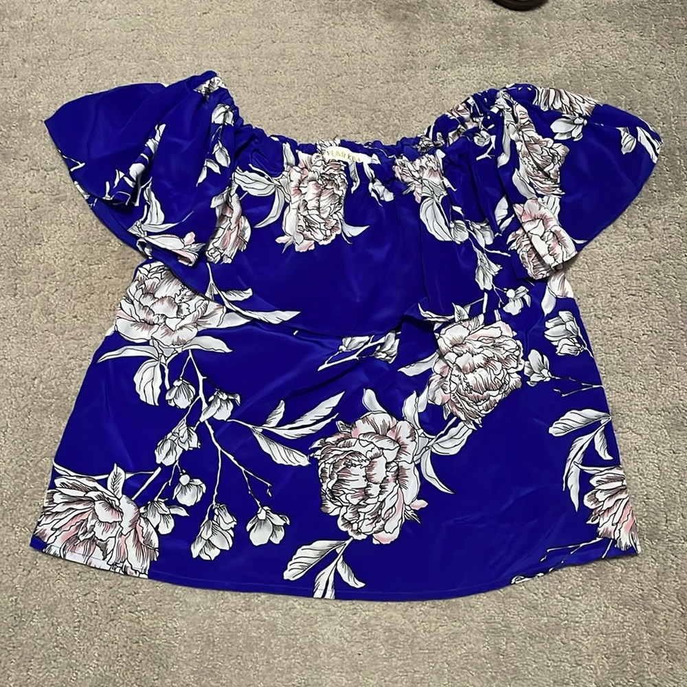 NWOT YUMI KIM SILK OFF THE SHOULDER TOP